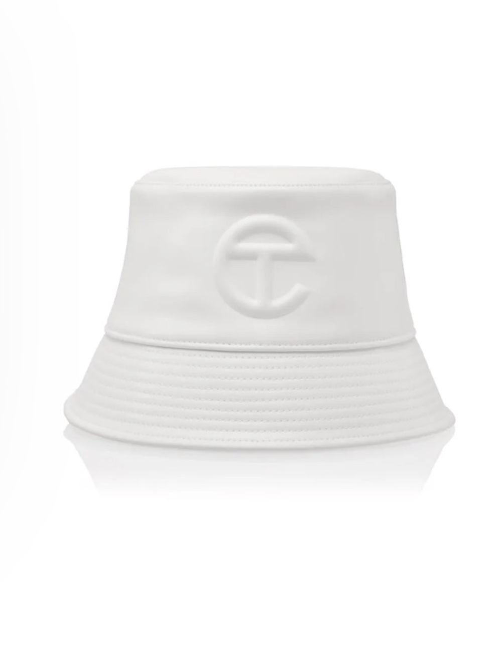 Telfar White Bucket Hat